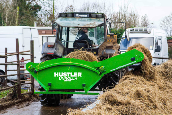 Hustler | Bale Feeders | Feedlot Bale Unrollers for sale at Eureka Valley Agriculture